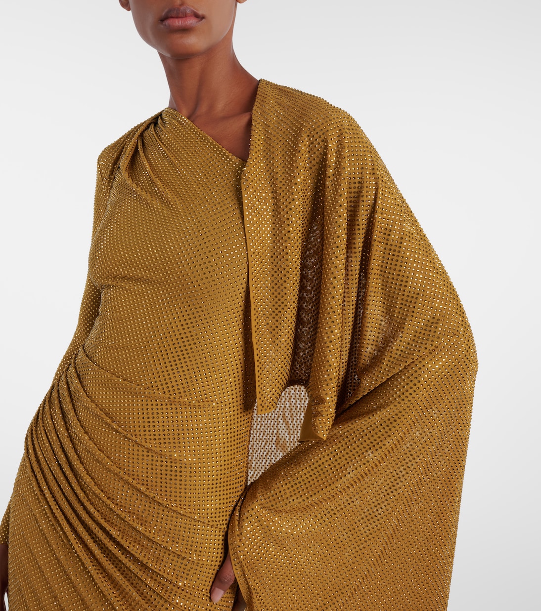 Verzierte Robe aus Mesh | Self-Portrait