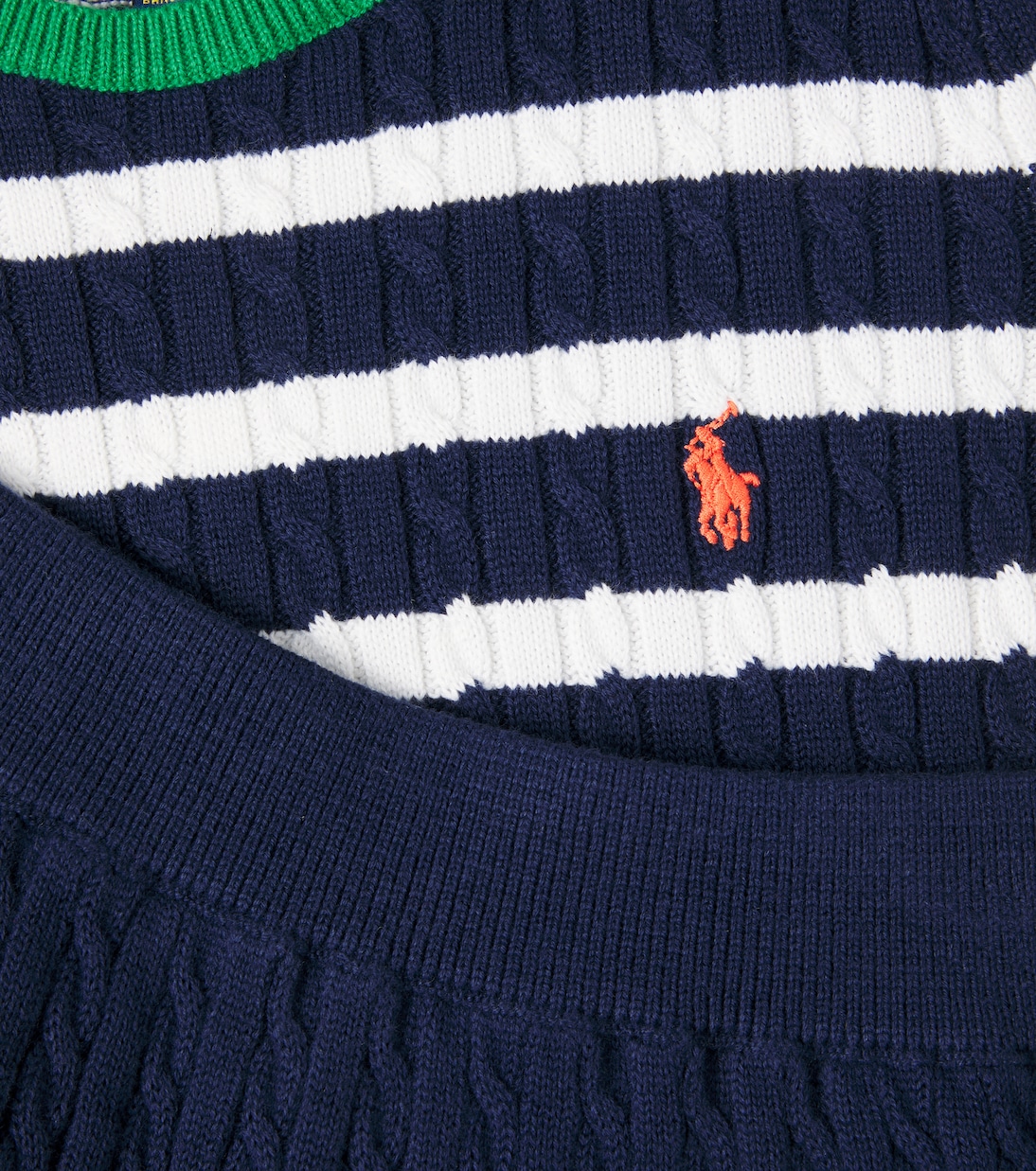 Knitted cotton top and skirt set | Polo Ralph Lauren Kids