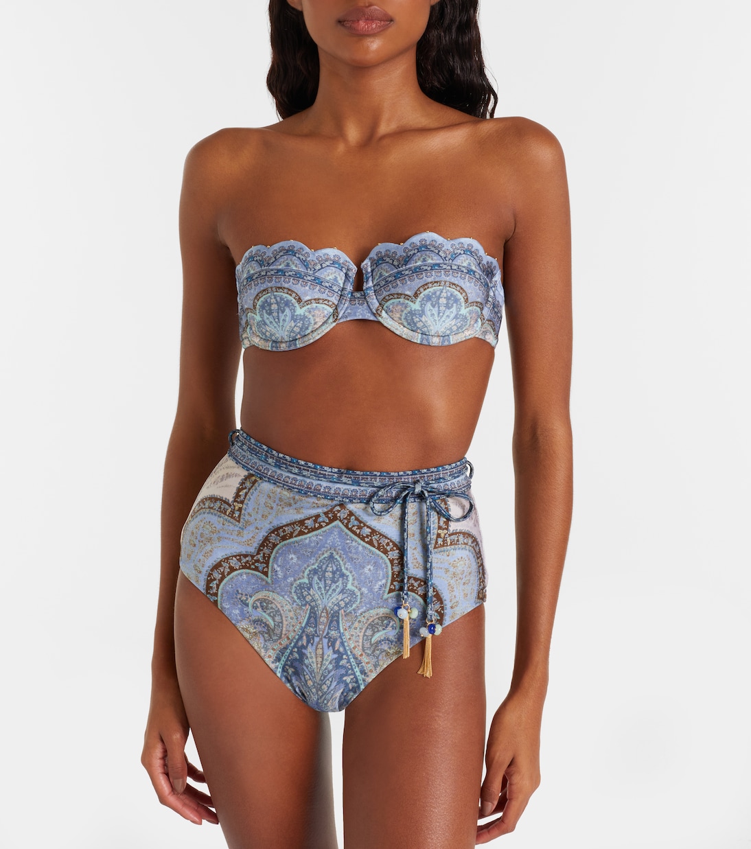 Bedrucktes Bikini-Oberteil Wanderlust | Zimmermann