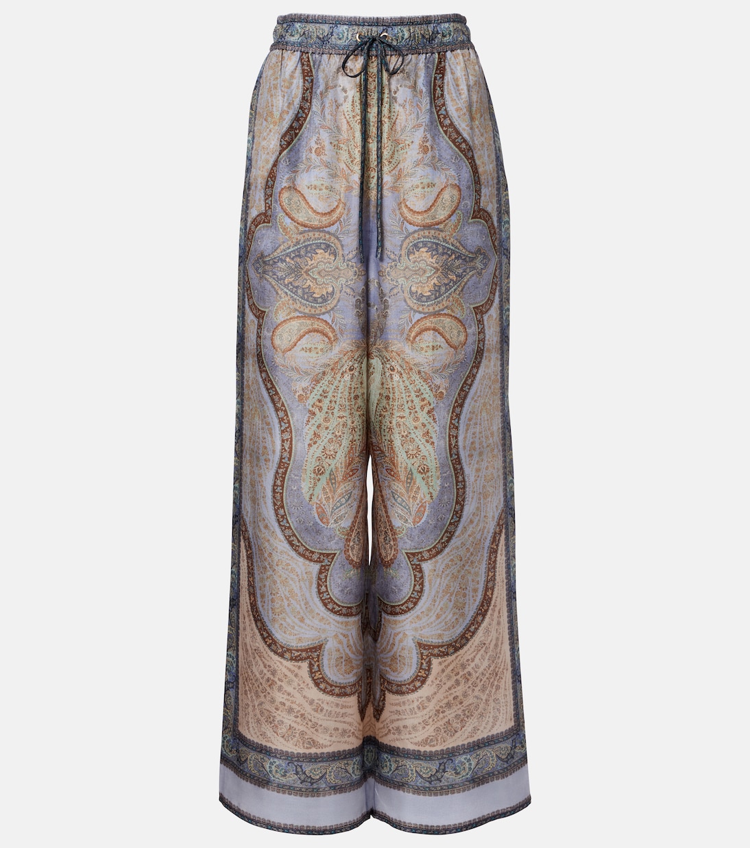Wanderlust printed silk wide-leg pants | Zimmermann