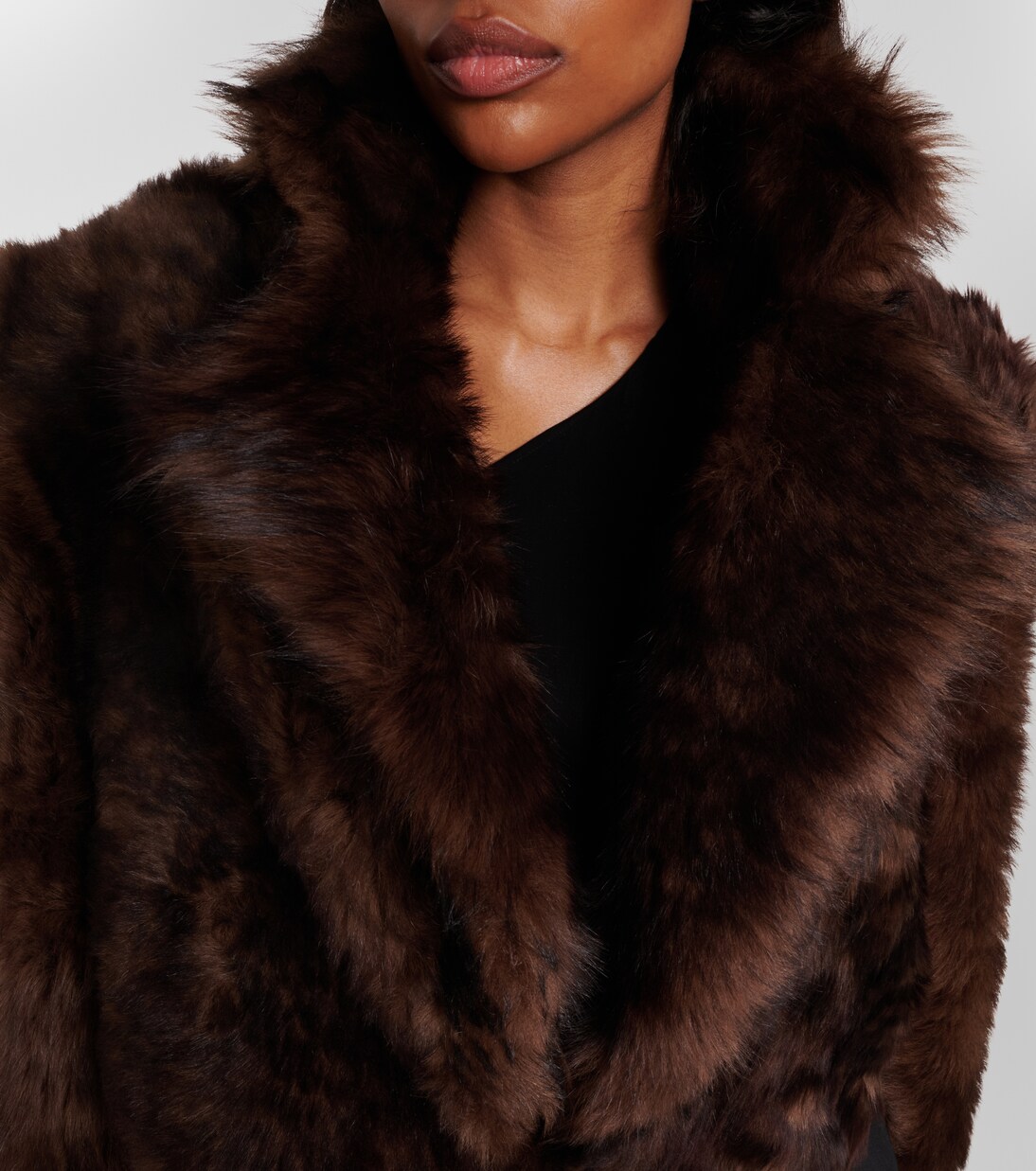 Cropped shearling jacket | Magda Butrym