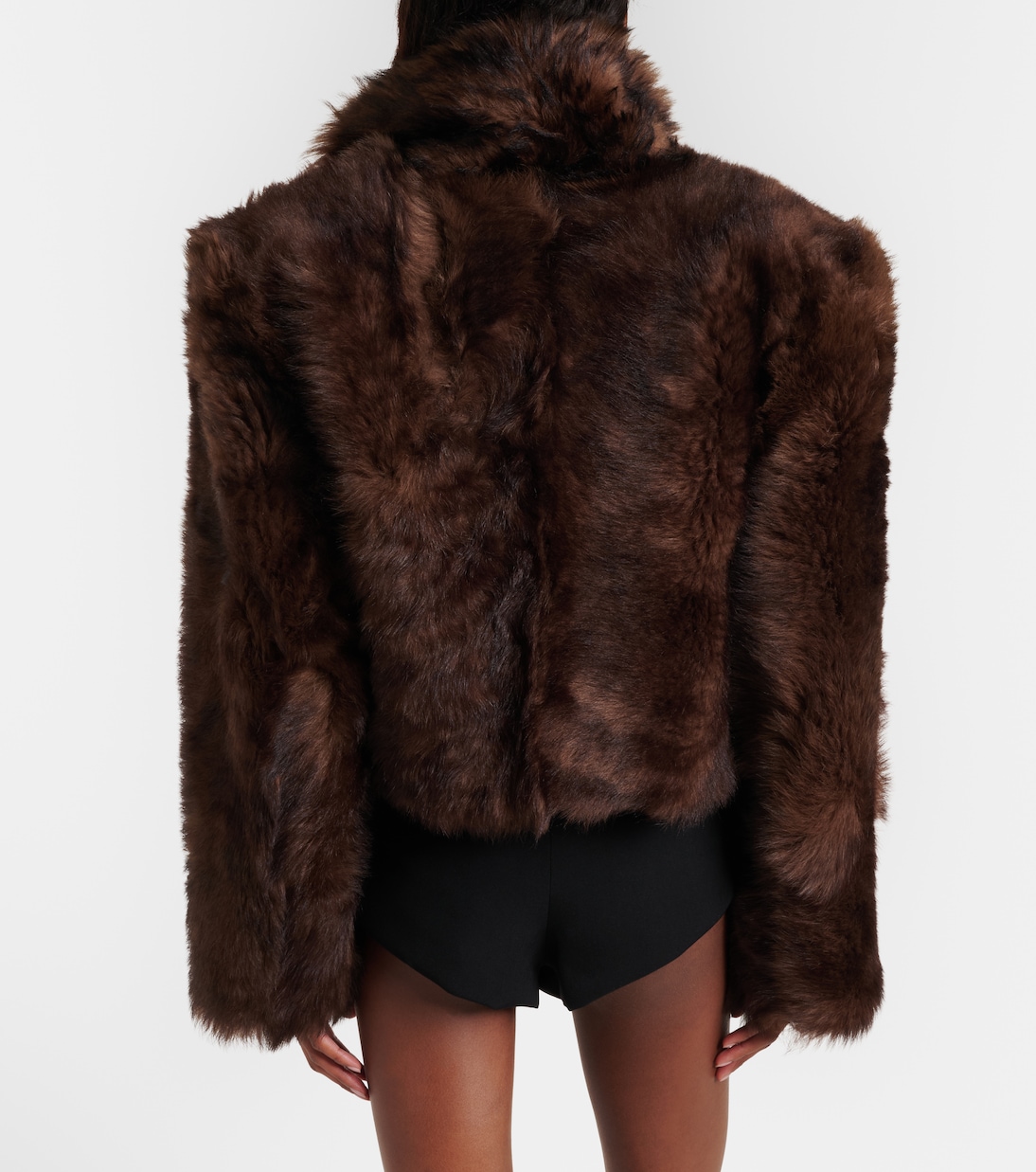 Cropped shearling jacket | Magda Butrym