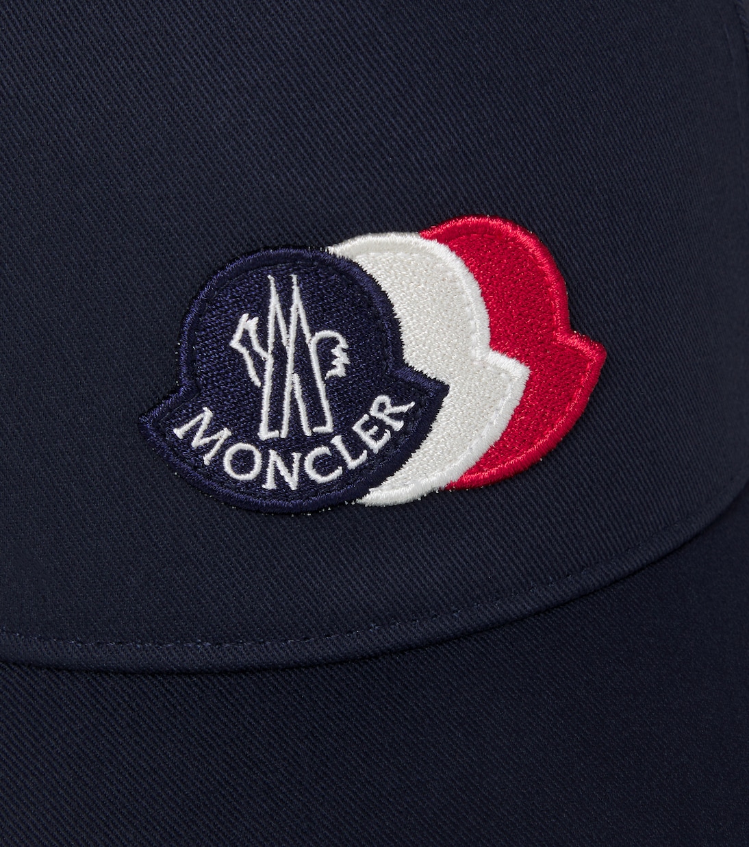Cappello da baseball in cotone con logo ricamato | Moncler Enfant