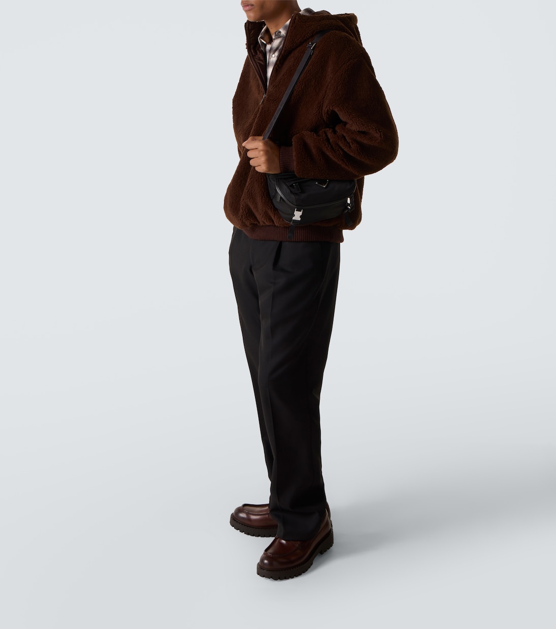 Riñonera de Re-Nylon con piel | Prada