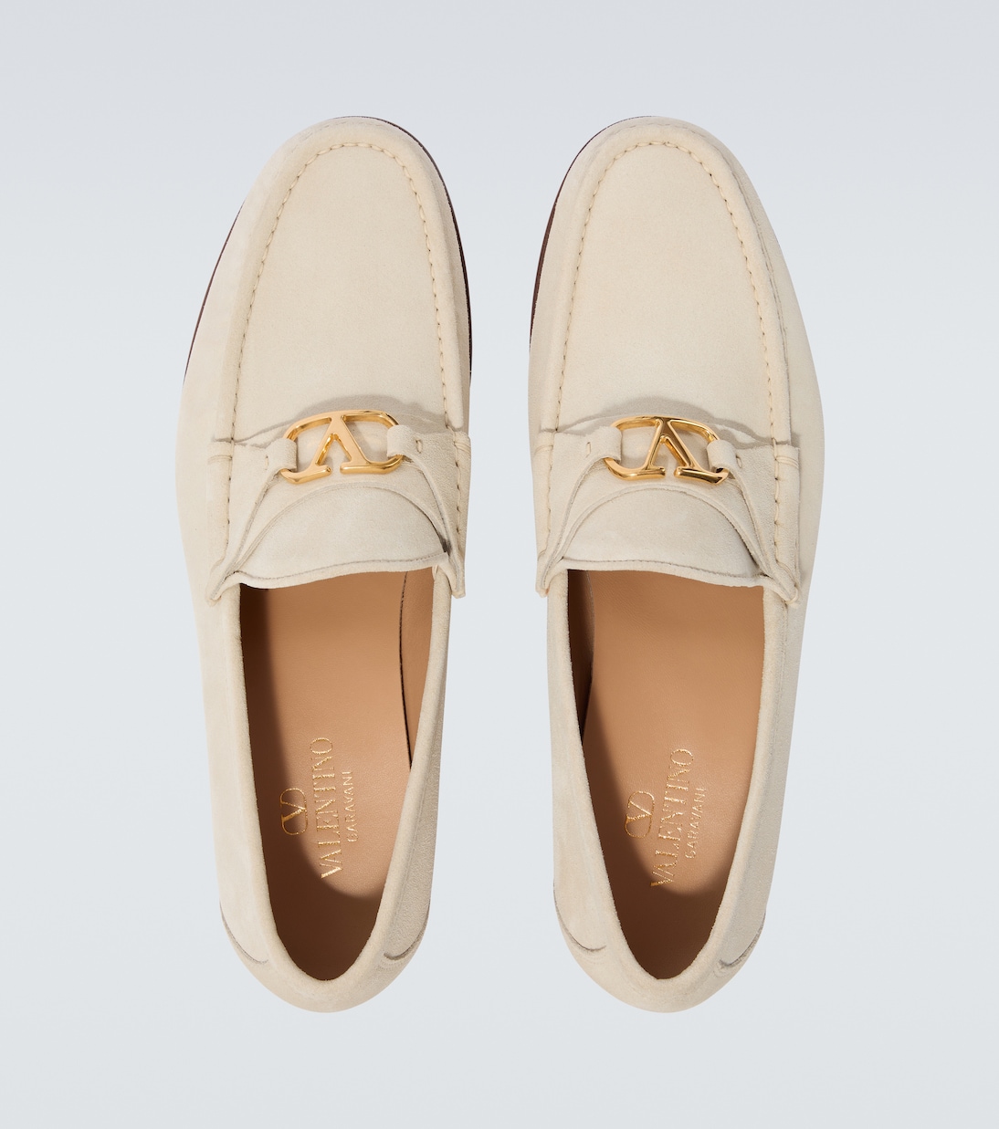 Loafers VLogo aus Veloursleder | Valentino Garavani