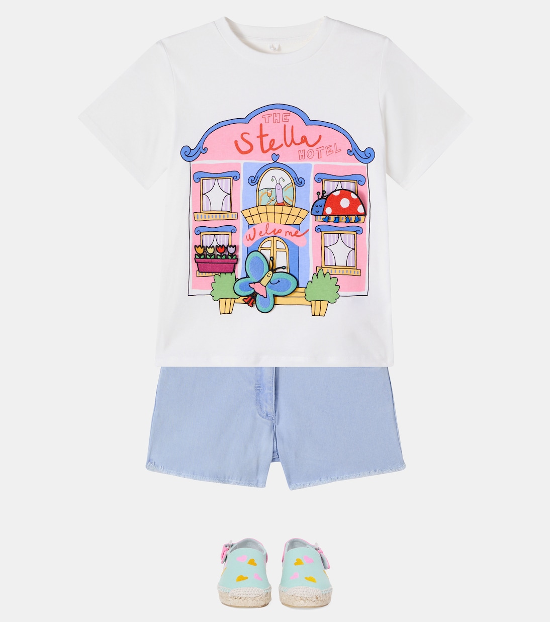 Bedrucktes T-Shirt aus Baumwoll-Jersey | Stella McCartney Kids