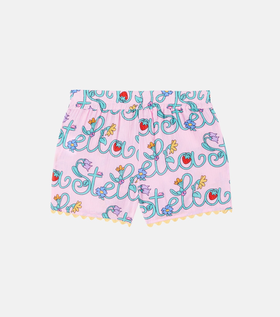 Shorts in cotone con logo | Stella McCartney Kids