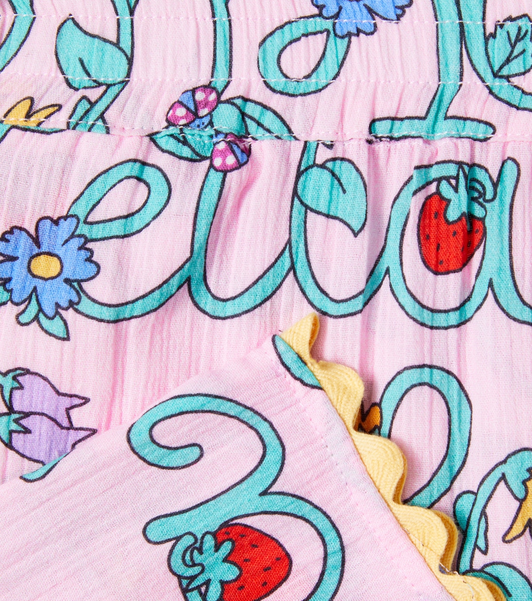 Shorts in cotone con logo | Stella McCartney Kids