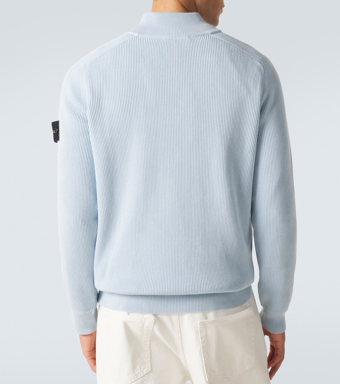 Compass cotton half-zip sweater | Stone Island
