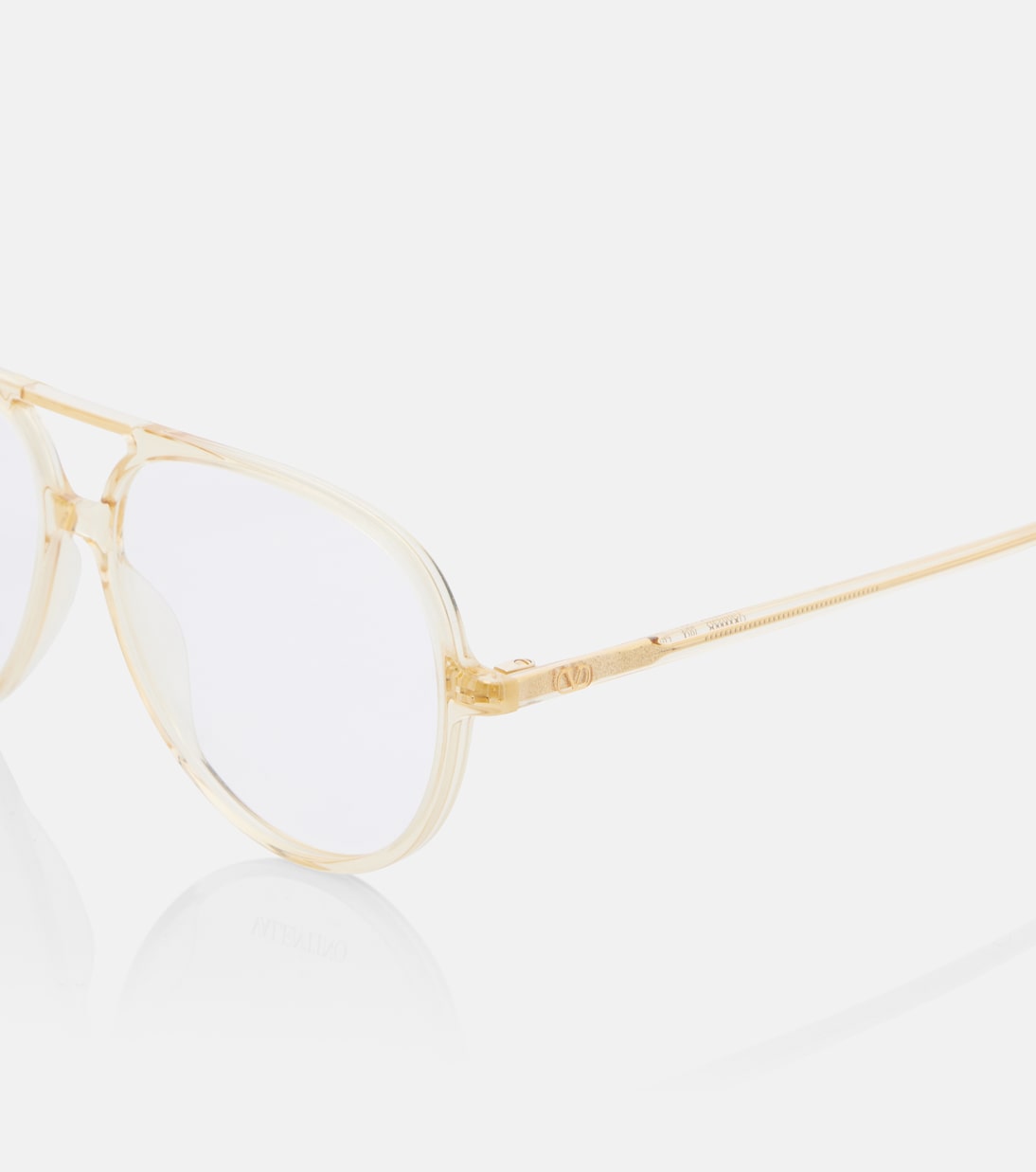 Ultralight V VLogo aviator glasses | Valentino