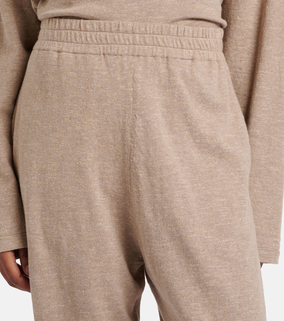 Pantalones rectos Nadir de algodón y lino | The Row