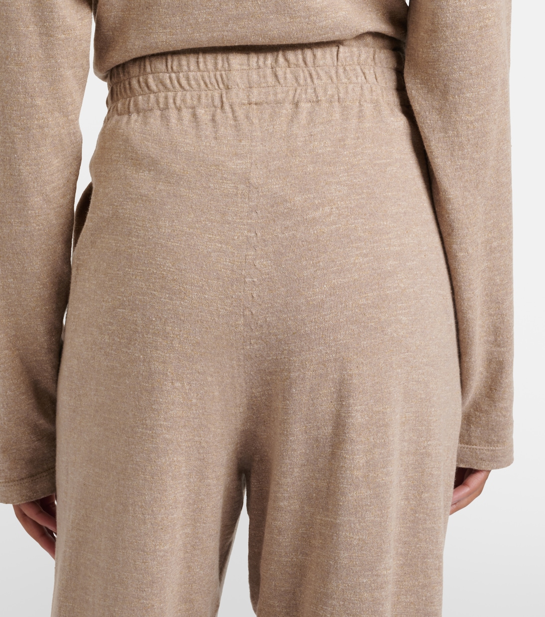 Pantalones rectos Nadir de algodón y lino | The Row