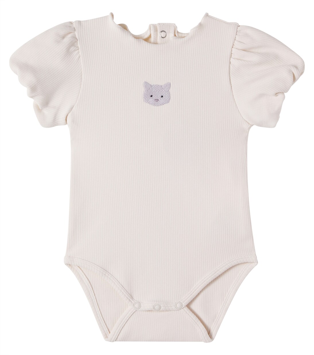 Baby Bestickter Body Nowie aus Rippstrick | Donsje