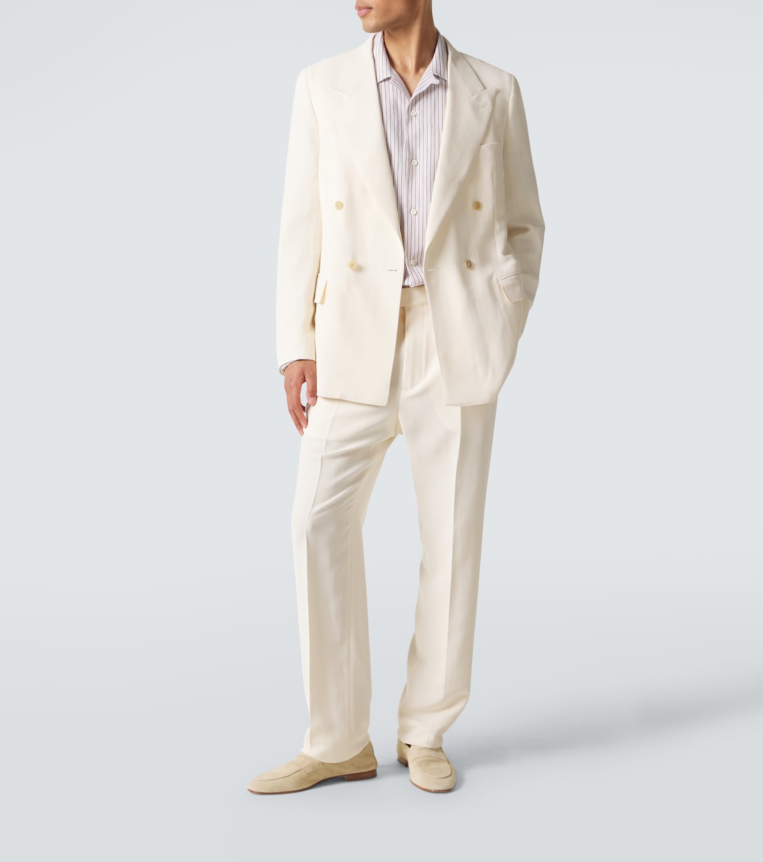 Pietro silk and cotton-blend suit jacket | Umit Benan