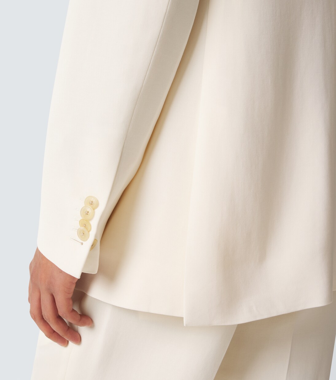 Pietro silk and cotton-blend suit jacket | Umit Benan