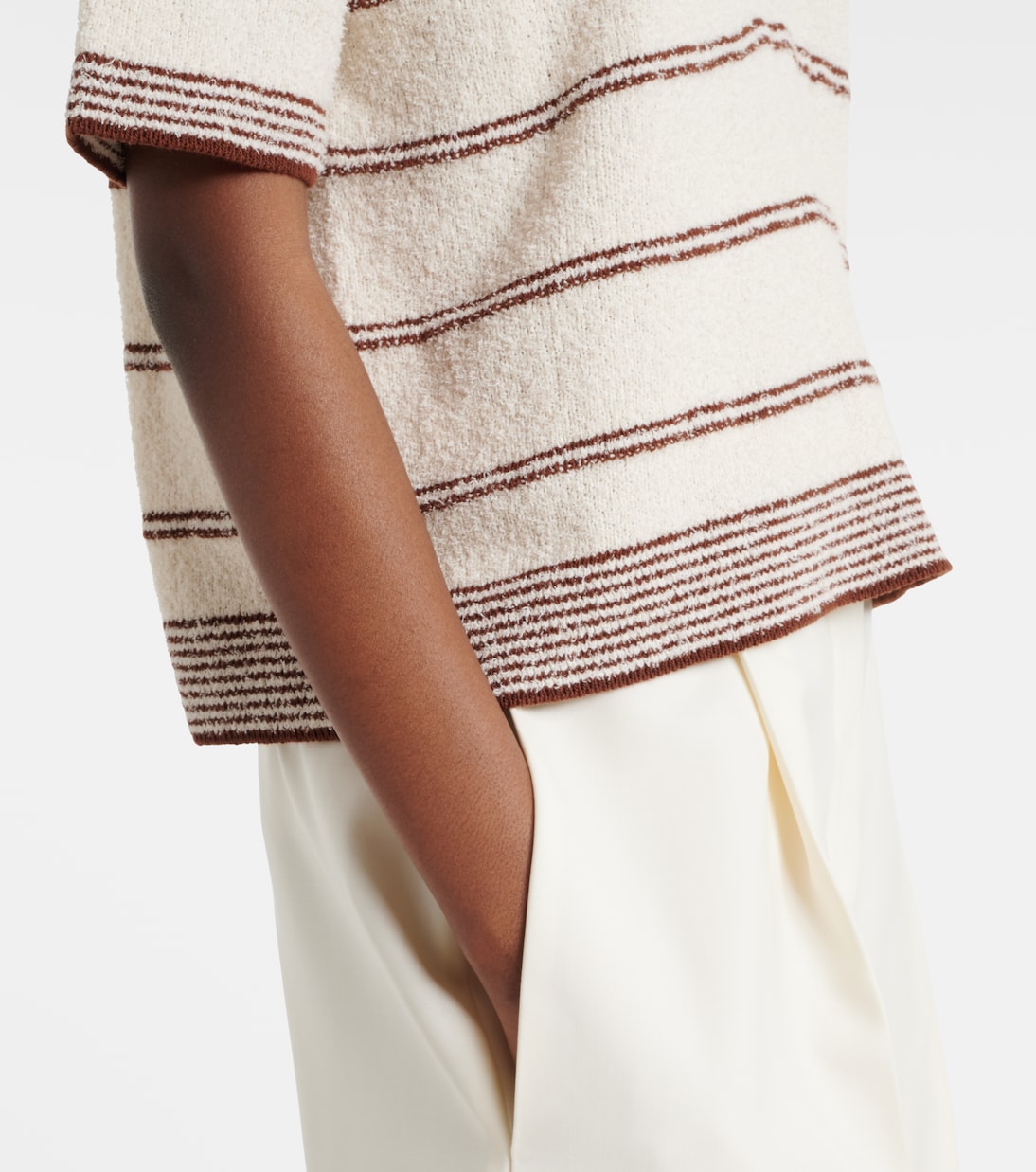 Polo en mezcla de algodón a rayas | Róhe