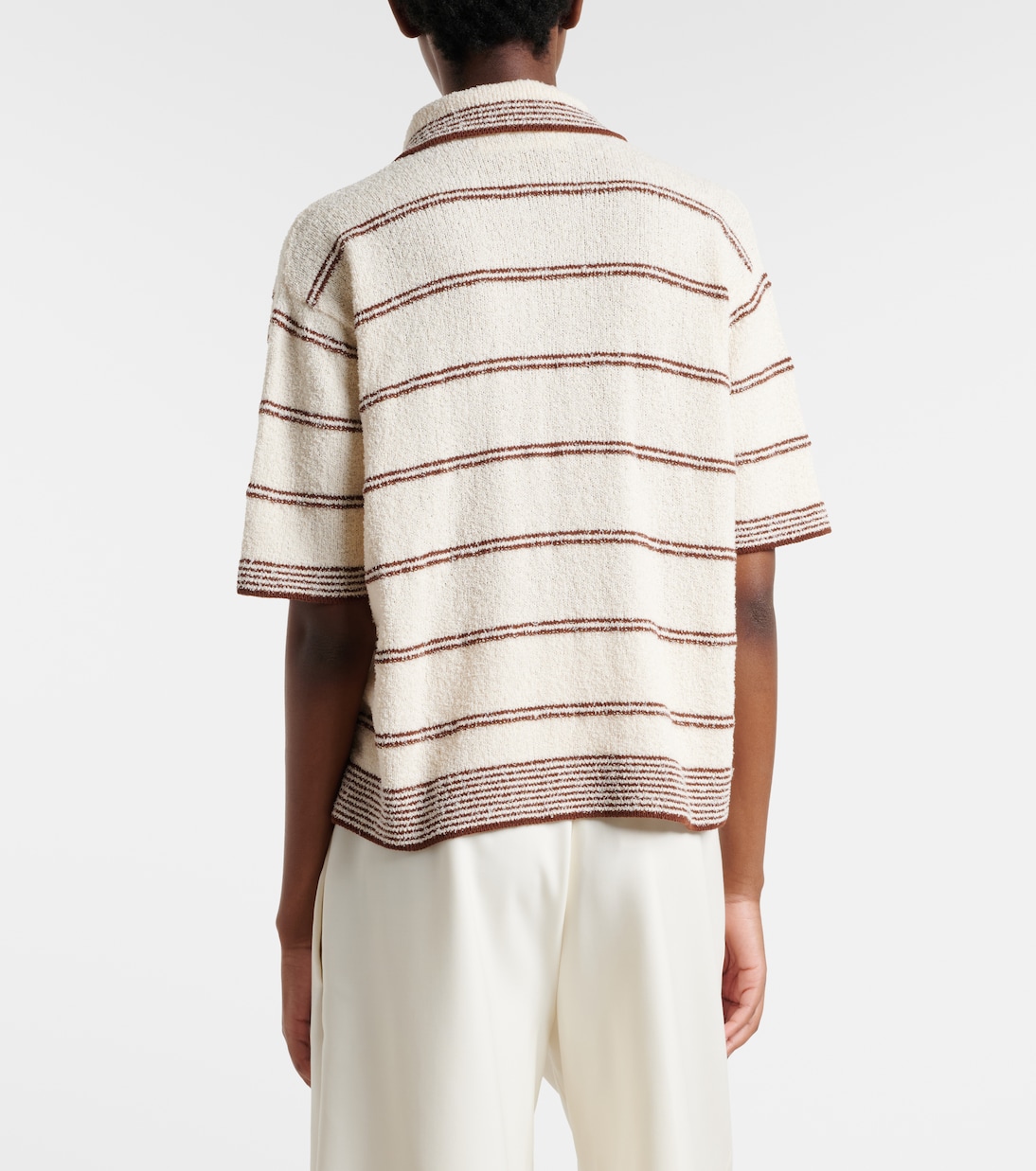 Polo en mezcla de algodón a rayas | Róhe
