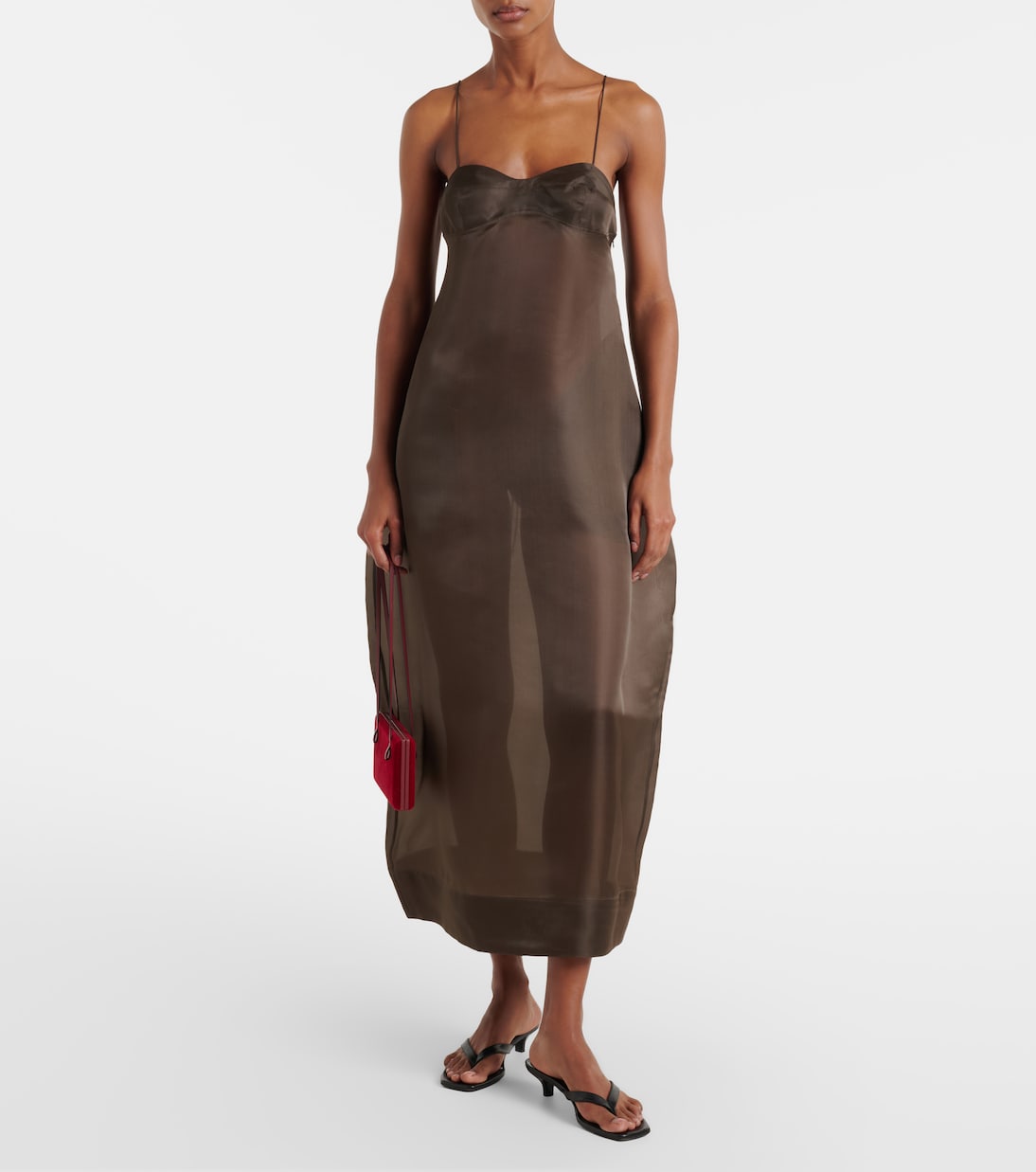 Silk organza midi dress | Róhe