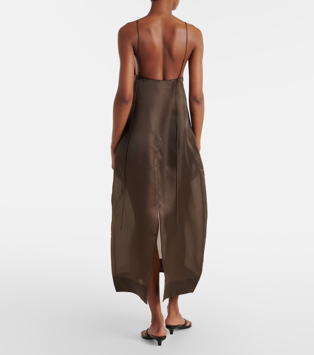 Silk organza midi dress | Róhe