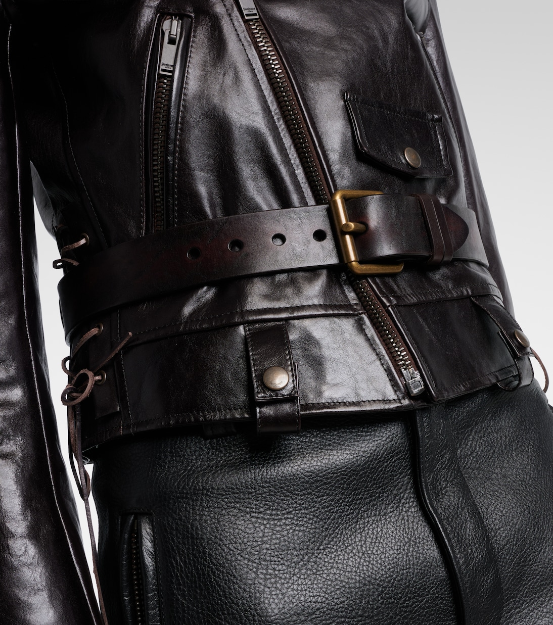Bikerjacke aus Leder | Saint Laurent