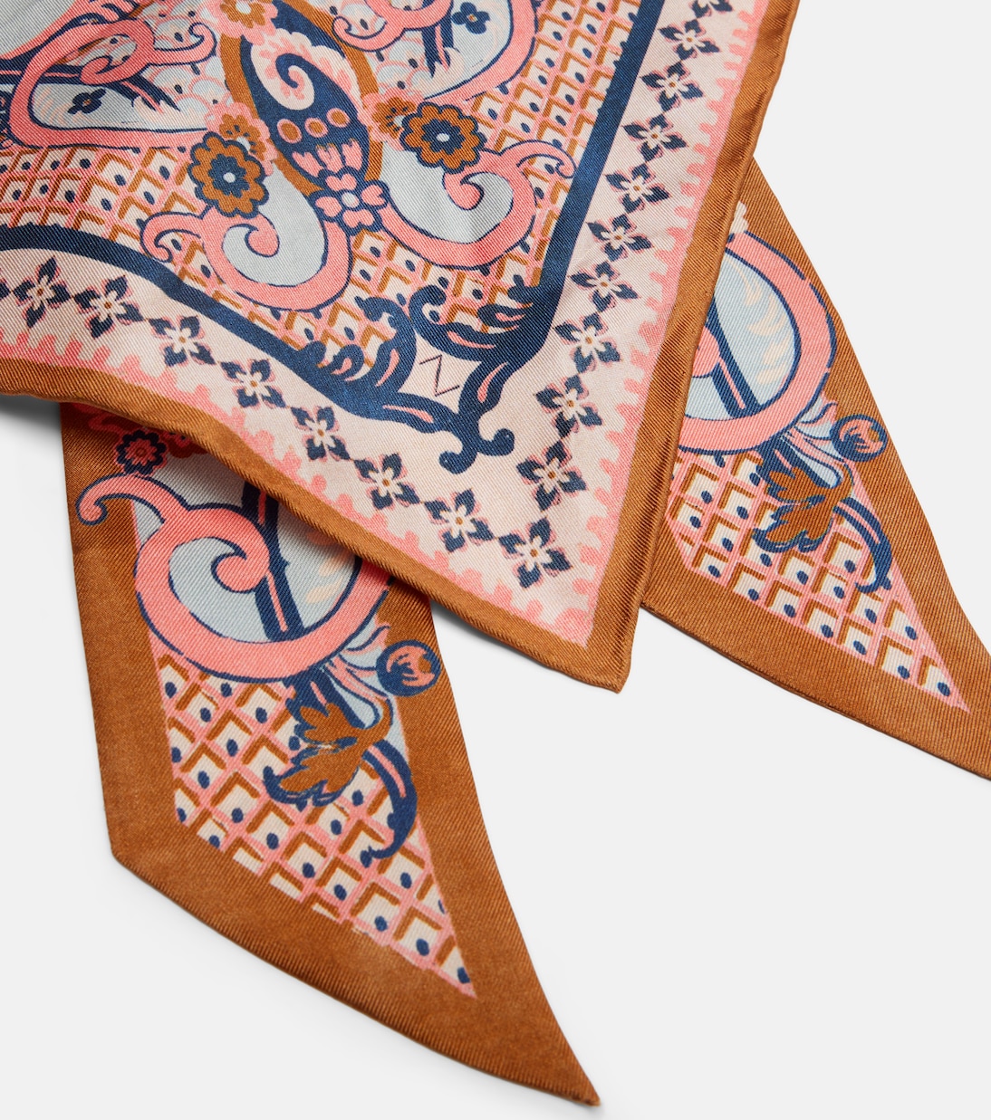 Printed silk head wrap | Zimmermann