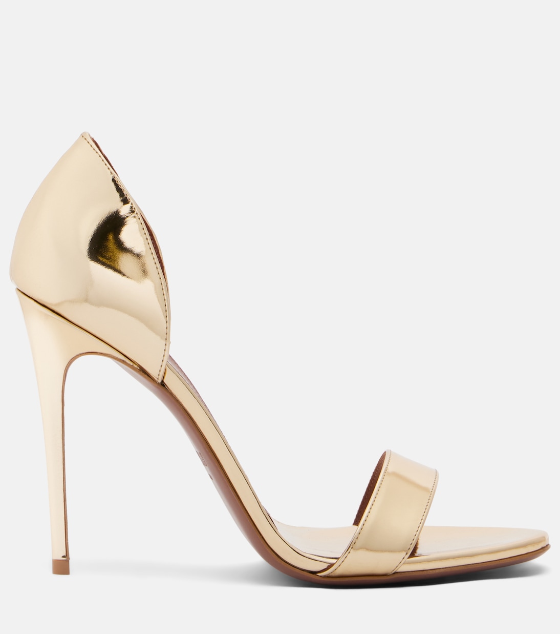 Sandales Vera en cuir à effet miroir | Paris Texas