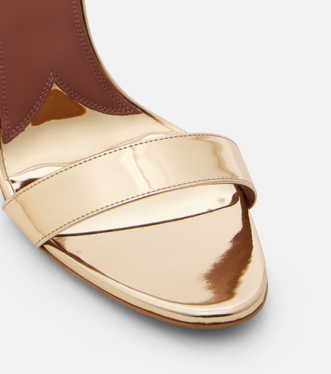 Sandales Vera en cuir à effet miroir | Paris Texas