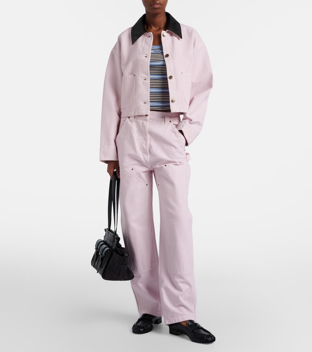 Chaqueta de lona de algodón | Prada