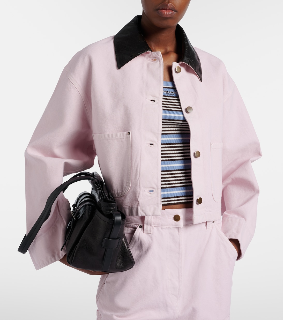 Chaqueta de lona de algodón | Prada