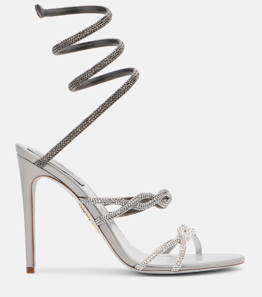Cleo embellished satin sandals | Rene Caovilla