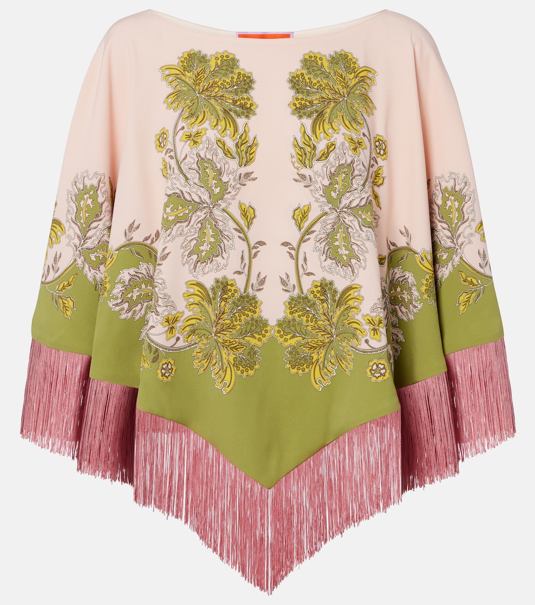 Wendbarer Poncho Vathe Placée aus Satin | La DoubleJ