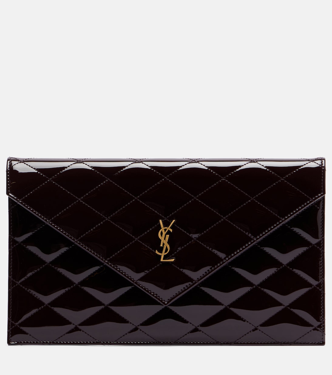 Clutch Paris aus Lackleder | Saint Laurent