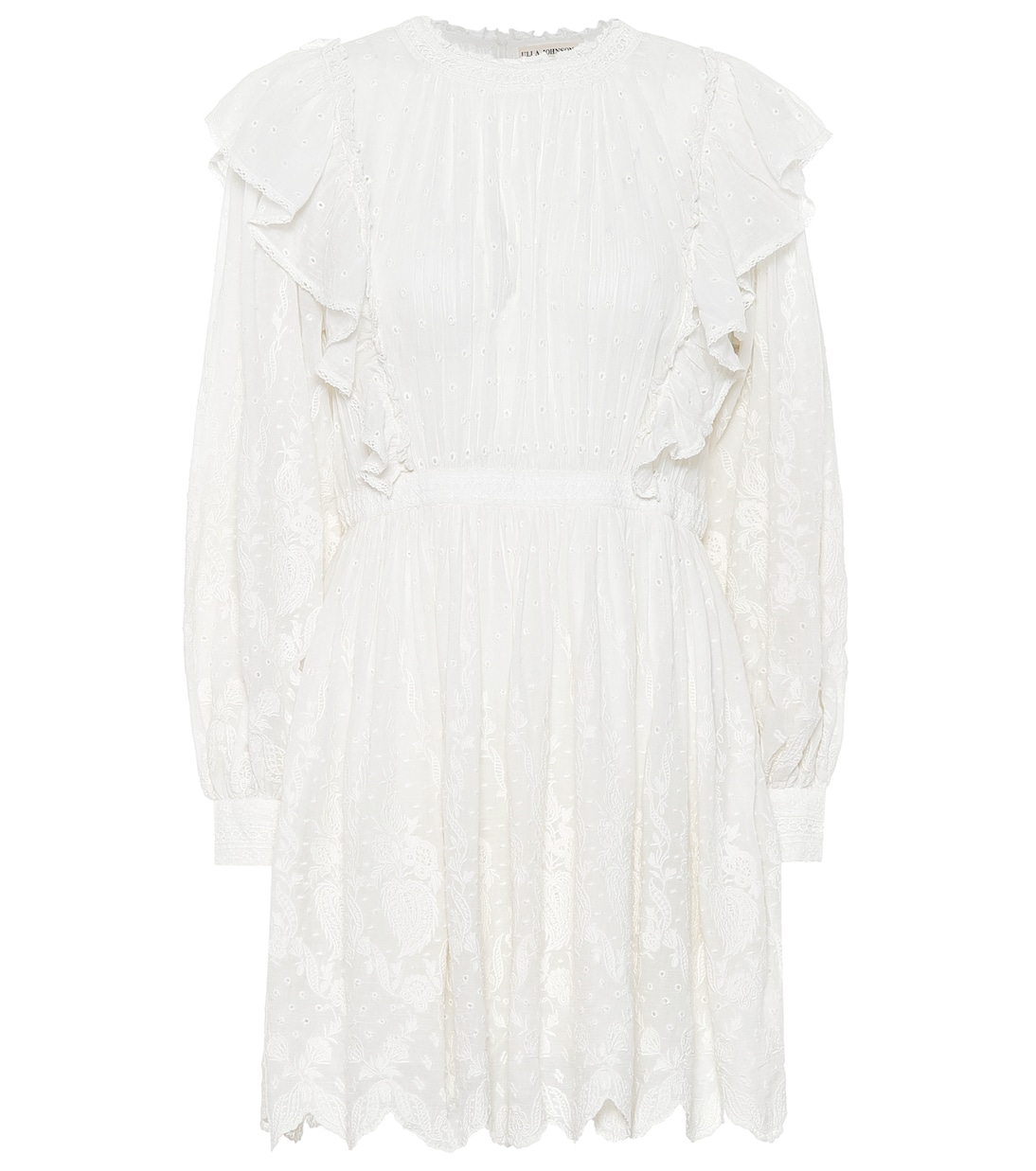 Robe Dorithie en coton à broderies anglaises | Ulla Johnson