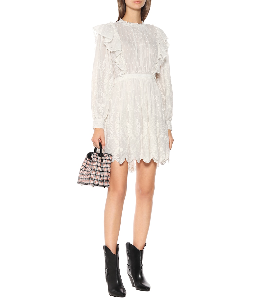 Robe Dorithie en coton à broderies anglaises | Ulla Johnson