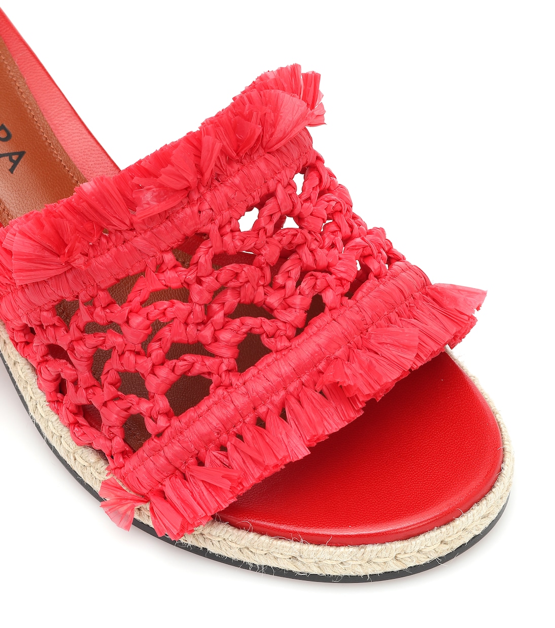 Pantoletten aus Raffiabast | Altuzarra