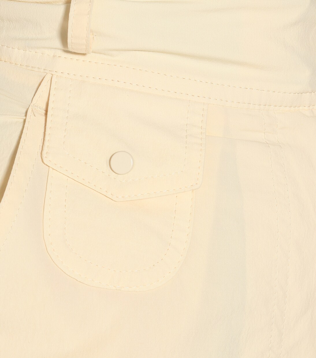 Pantalon paper bag en coton | LOW CLASSIC
