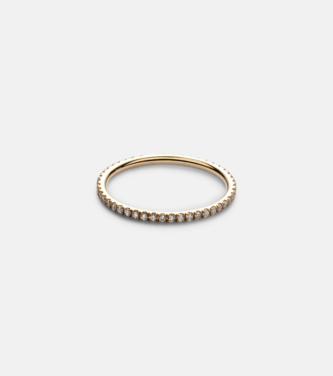 Bague Thread Band en or 18 ct et diamants | Ileana Makri