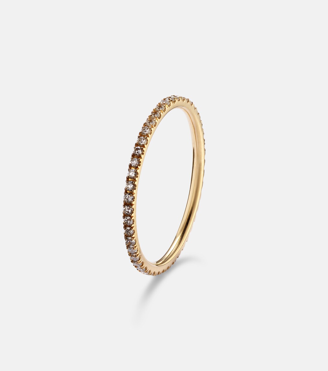 Bague Thread Band en or 18 ct et diamants | Ileana Makri