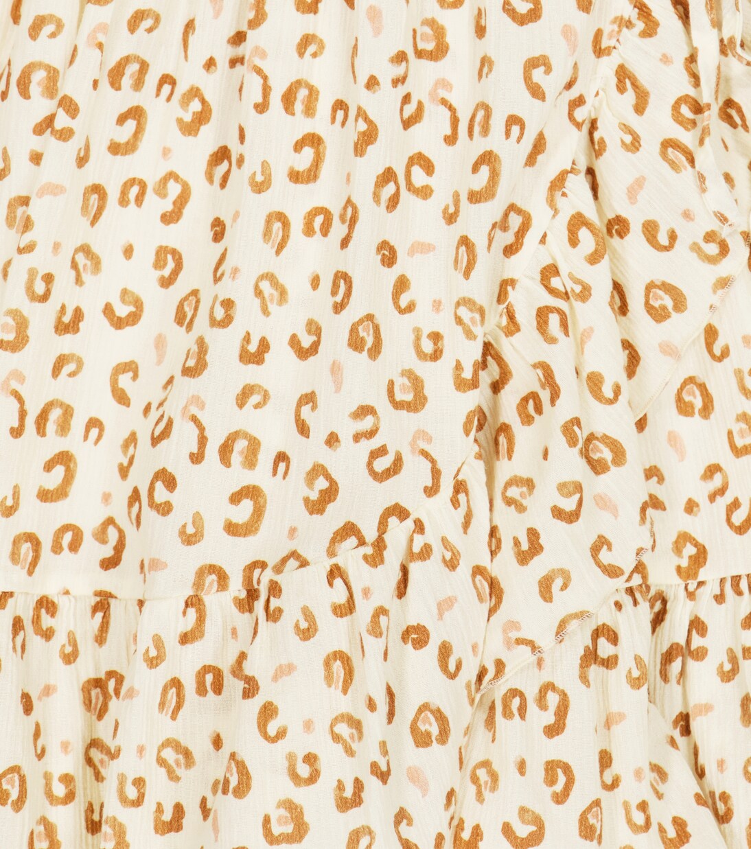 Leopard-print cotton wrap dress | The New Society