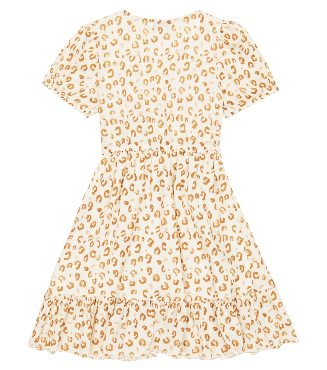 Leopard-print cotton wrap dress | The New Society