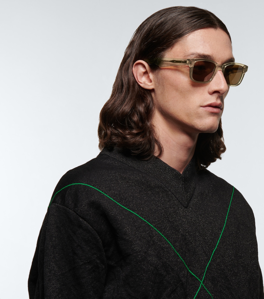 Square acetate sunglasses | Bottega Veneta