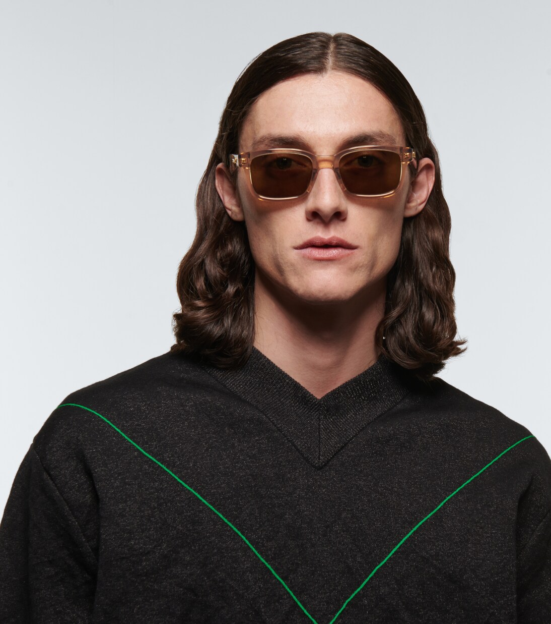 Square acetate sunglasses | Bottega Veneta
