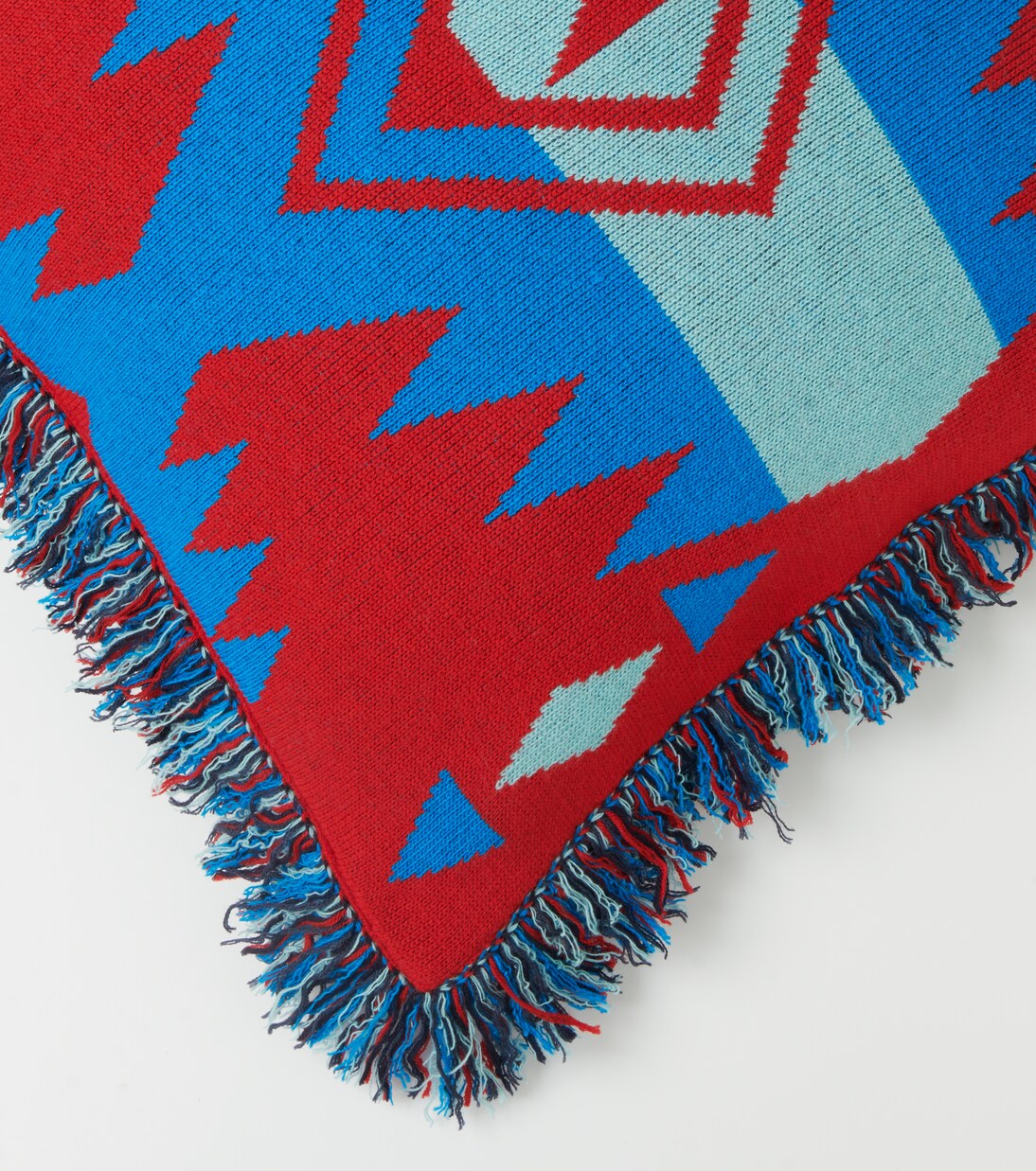 Icon wool-blend jacquard cushion | Alanui