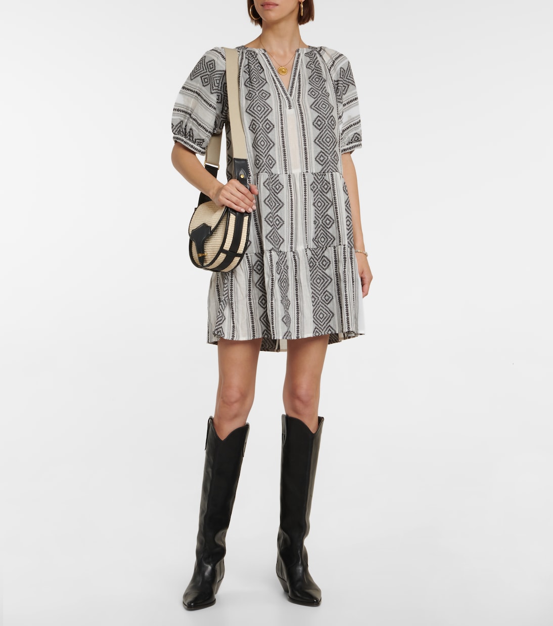 Robe Sophie imprimée en coton | Velvet