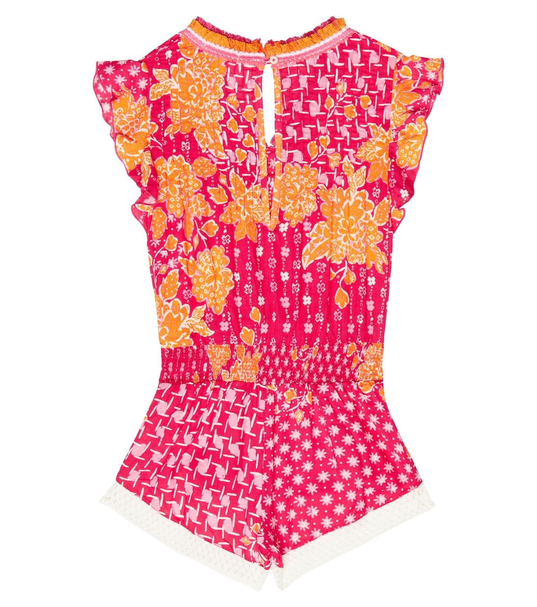 Sasha floral playsuit | Poupette St Barth Kids