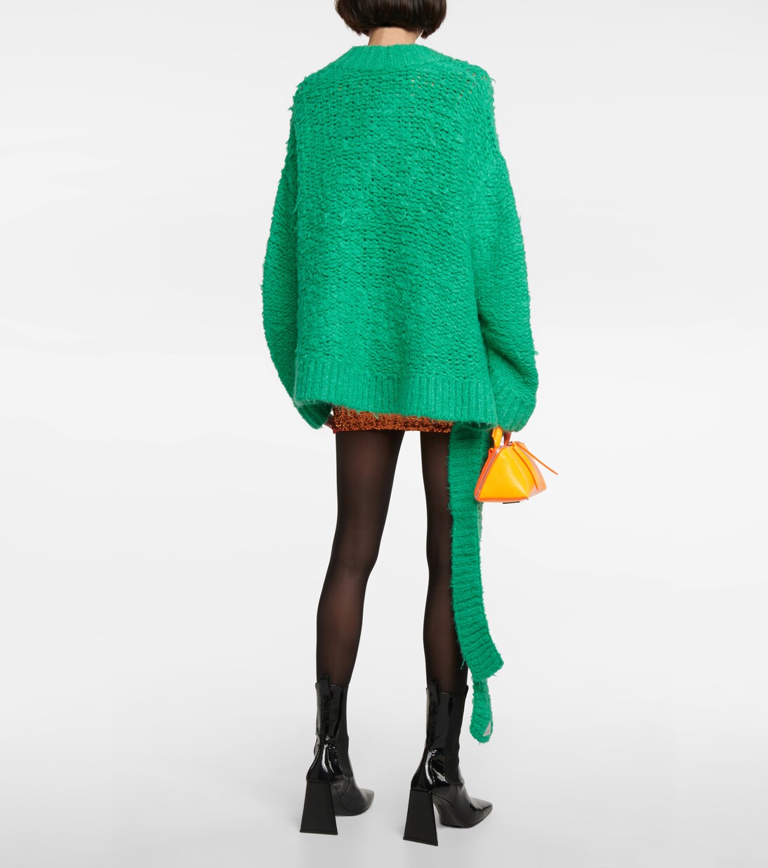 Pull Ruth en alpaga mélangé | The Attico