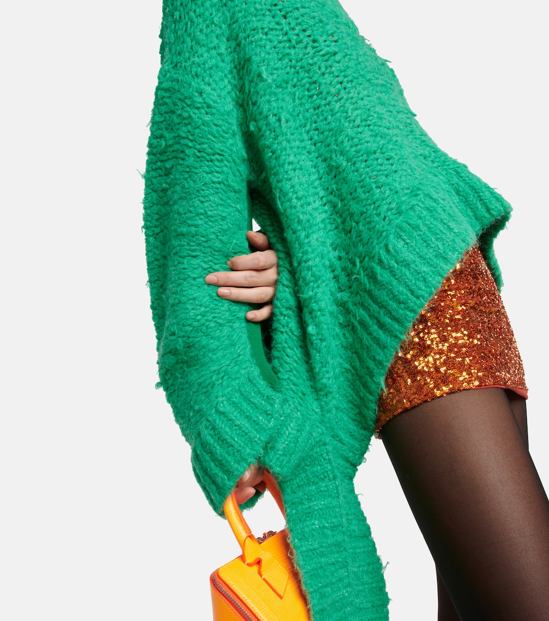 Pull Ruth en alpaga mélangé | The Attico