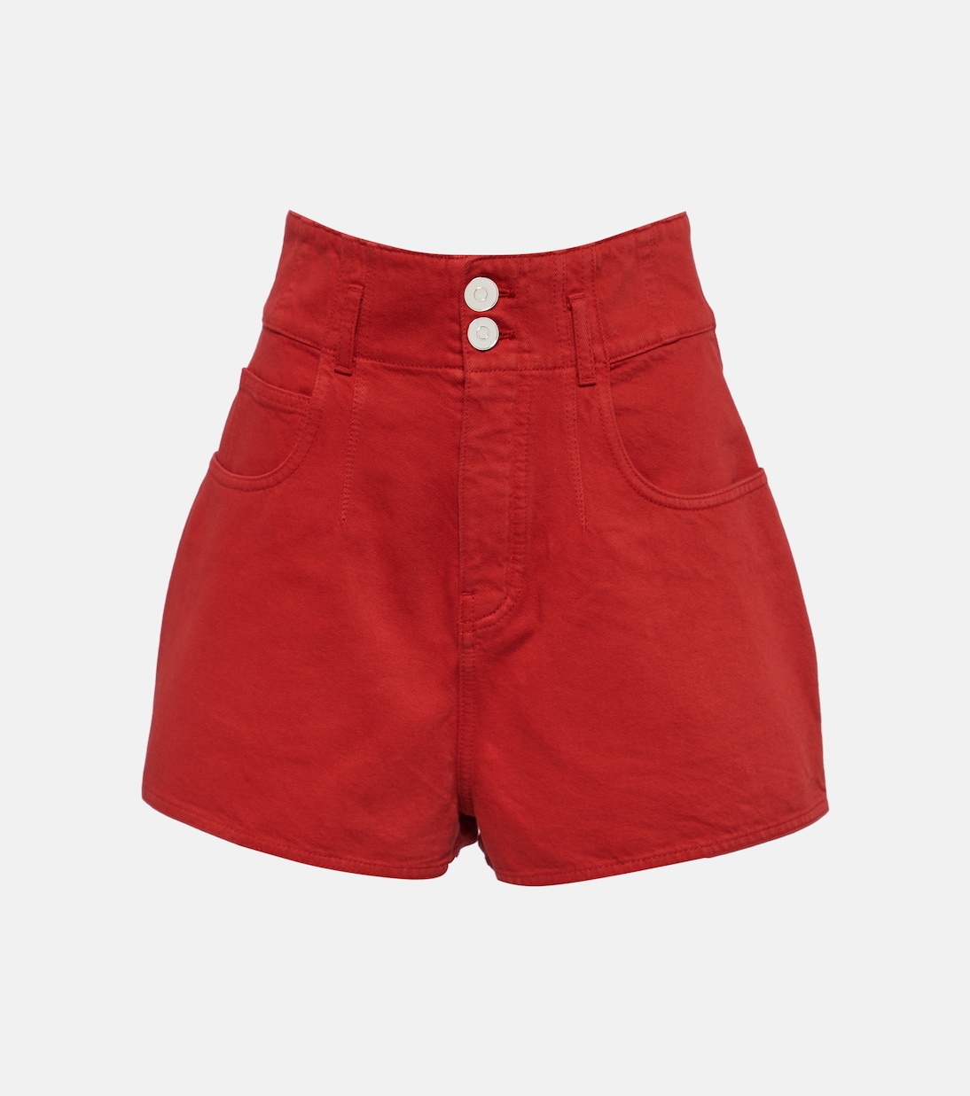 High-rise cotton shorts | Alaïa
