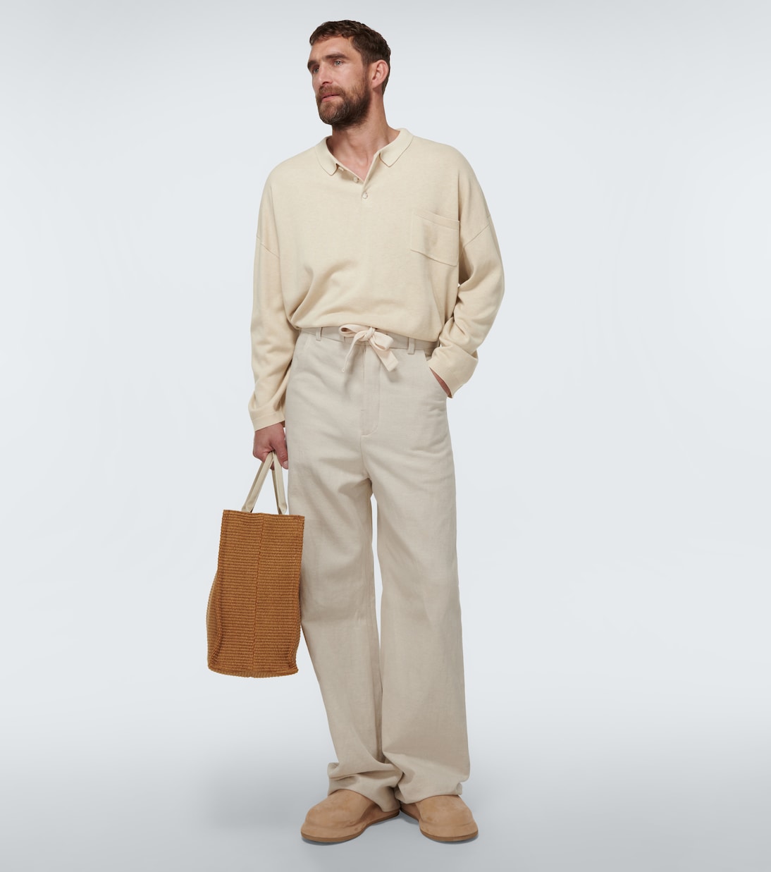 Polo in cotone e lino | Commas