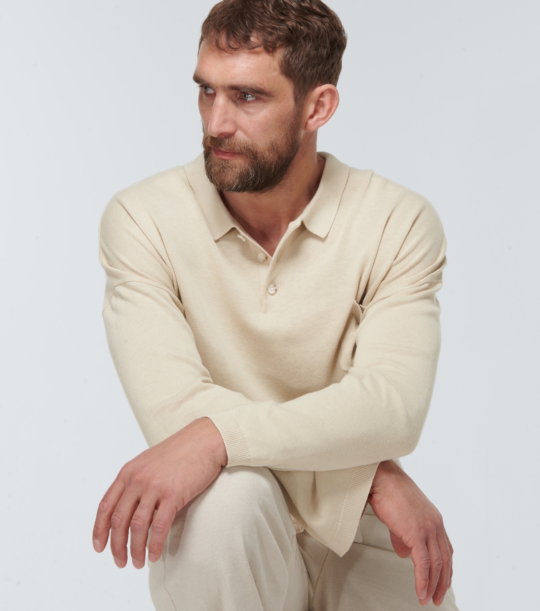 Polo in cotone e lino | Commas